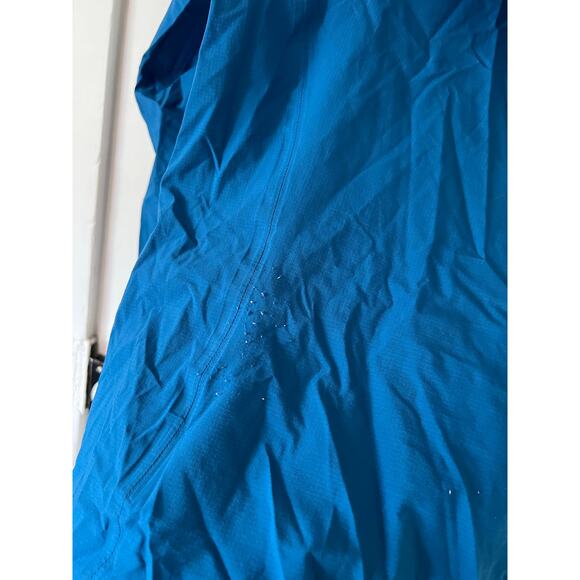 Patagonia Stretch rain wind Jacket Women's blue medium lightweight travel hike - Picture 4 of 8